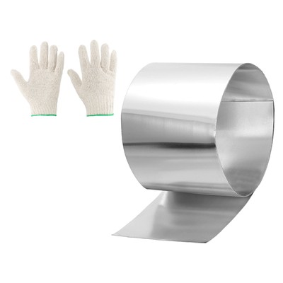 Aluminum Flashing Roll, 3.9'' x 3.28ft Aluminum Flashing Roofing Panels 0.8mm