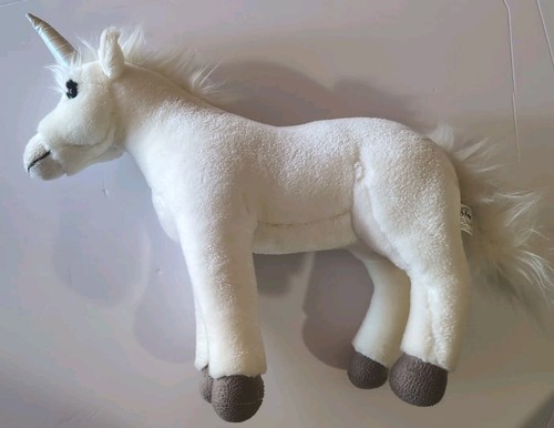 Wizarding World Harry Potter White Unicorn Plush Universal Studios 17” X 13” !!
