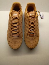 Nike Air Max Plus Flax Brown White Sneakers Retro Mens