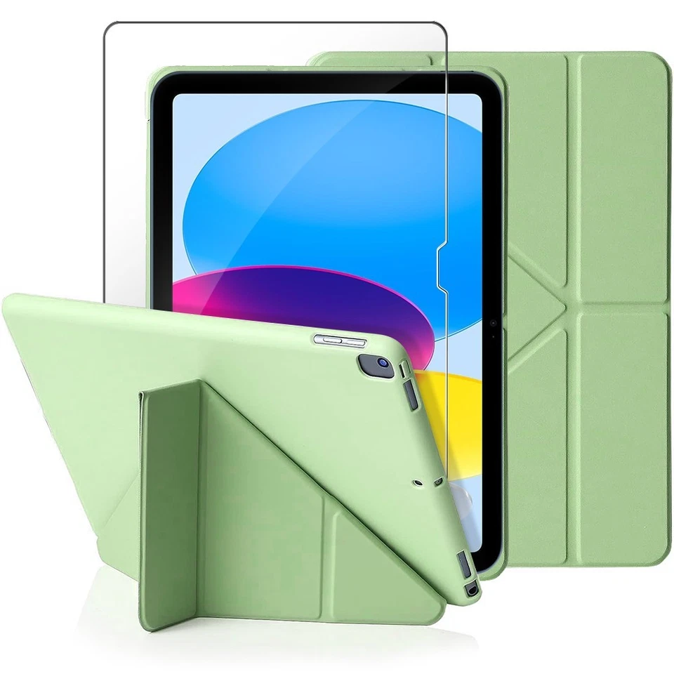 Coque + Verre Trempé pour iPad 10 iPad A16 iPad Air 10,9/11 M2/M3 Pro 11" 2018 - Photo 2/4