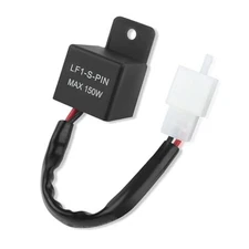 Motorcycle LED Flasher Relay for LED Turn Signal,12V 2Wire 2Pin Turn Signal 