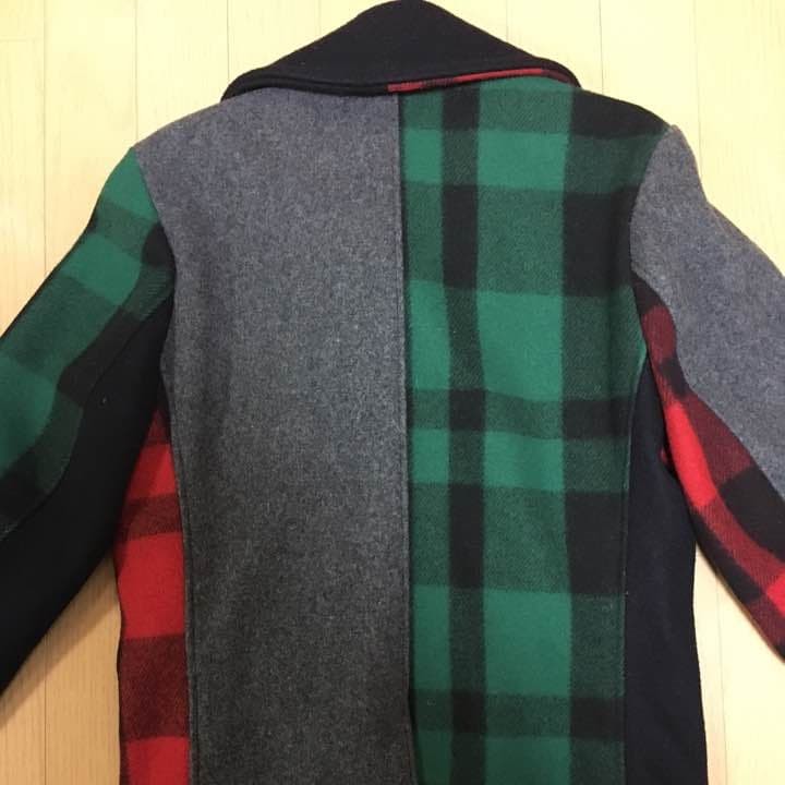 Rare Schott Peacoat Crazy Pattern - image 3