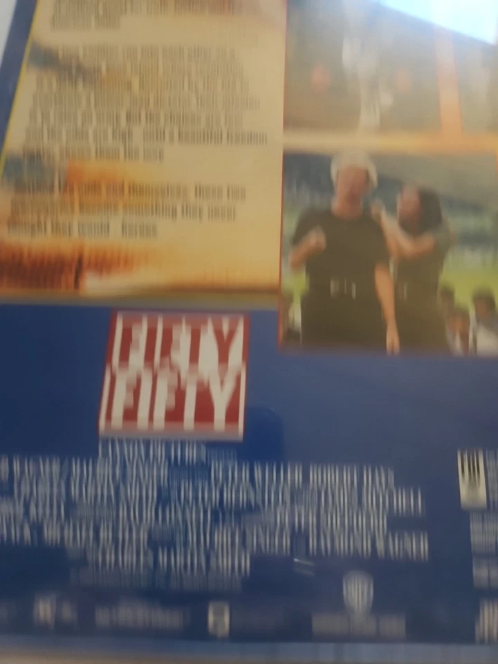 Laserdisc Fifty Fifty New In Shrink Peter Weller Robert Hays RY1 Foto 3 de 4