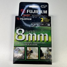 Sealed FUJI FILM 8mm High Quality P6-120 Video Camcorder Tapes 2 Pack