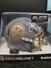 Troy Polamalu Auto Signed Steelers Mini Helmet Slate Alternative