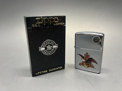 Vintage Anheuser-Busch Eagle XI Zippo Not Fired With Case Sealed