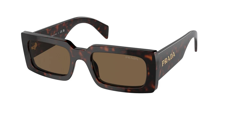 PRADA PR A07S 16N5Y1 Briar Trotoise Dk Brown Polarized 52 mm Women's Sunglasses - Image 2 of 2