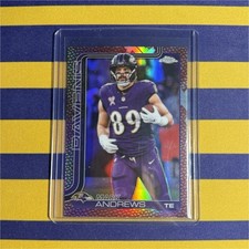 Topps 2025 Pigskin Refractor Mark Andrews Baltimore Ravens #23