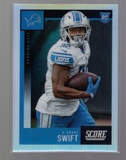 2020 Panini Chronicles #448 D'Andre Swift 2020 Score Update Rookies Silver