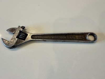 Vtg J.P. Danielson 8  BET R Grip Adjustable Wrench Jamestown N.Y. - Made in USA