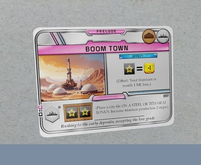 Terraforming Mars Boom Town Promo Card English 1 neue Karte Promos Neu Sept 2026