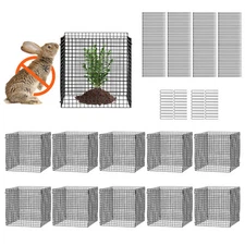 VEVOR 10 Pack Plant Protector from Animals 12'' x 12'' Plant Cage for Vegetables