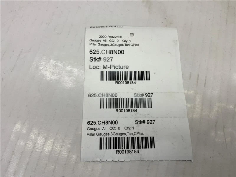 Dodge Ram 2500 2000 5,9 L Cummins GlowShift juego de manómetros Boost Trans Temp temperatura extendida Foto 4 de 4
