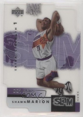 2000-01 Upper Deck Slam Extra Strength Silver Die-Cut /500 Shawn Marion #44 ge2