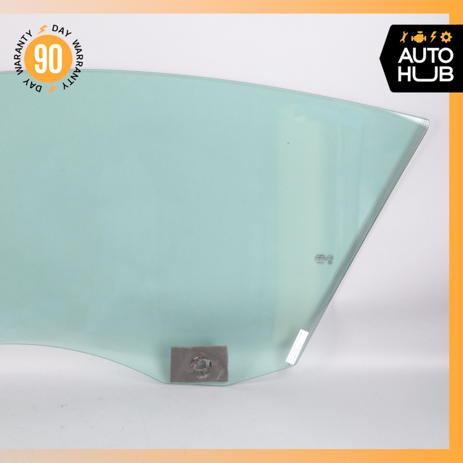06-17 Aston Martin V8 V12 Vantage Coupe Front Right Side Door Window Glass OEM