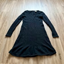 Vestido Blanco + Warren 100% Cachemira Manga Larga Tejido Suave Silencioso Lujo Minimalista