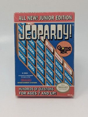 Jeopardy: Junior Edition (Nintendo Entertainment System, 1989) - CIB Complete