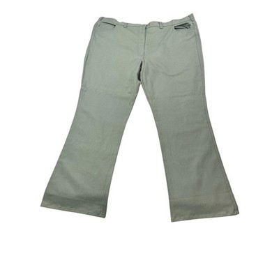 Women's Workwear Boot Cut Jeans Sage Green Size 24 Regular NWT