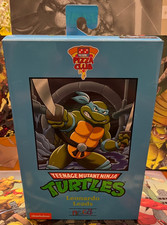 NECA Pizza Club Leonardo Leads Teenage Mutant Ninja Turtles TMNT Action Figure
