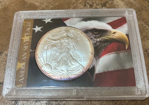 2002 American Silver Eagle Uncirculated Bullion $1 Coin