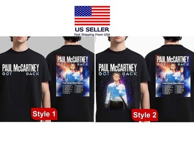 SALE!!! Paul McCartney Got Back Tour 2025 North America T-Shirt | eBay
