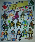 Teenage Mutant Ninja Turtles Lot Of 15 Figures & Accessories Playmates TMNT Vtg
