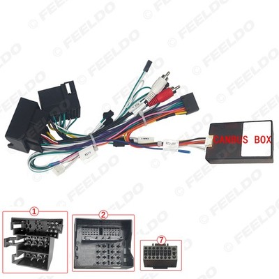 16-pin adapter cable/protocol box for 2004-2012 Mercedes-Benz B200/Vito models.