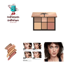 The Cali Contour Palette | Six-Shade Contour Kit with Highlighter, Bronzer an...