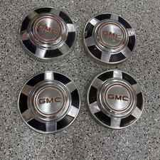 Gmc Truck Sierra 34 Ton C25 C2500 Hub Caps 12 Dog Dish Hub Caps