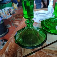 Bleikristall Frisiertisch Set, 4-teilig, Vintage Frisiertischgarnitur