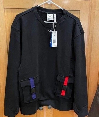 NWT $100 men s adidas originals CNY crew sweater. Men s small