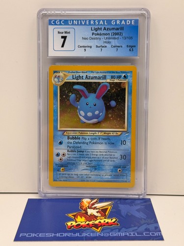 Light Azumarill (Unlimited) graded CGC 7 for sale on eBay
