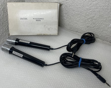 Vintage Lot of 2 Zenith Microphone Model 98-55 Plug For Tape Recorder 1970s