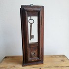 Petite Vitrine Murale Boite à Clef Composite en Bois 28 x 10,8 cm