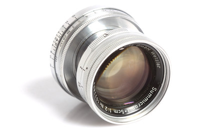 Leica Leitz Summicron 2/50 M39 Thorium Yellow versenkbar f/2/50 M39 Objektiv