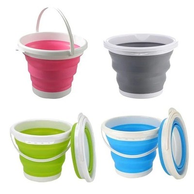 FALTBARER FALTBARER SILIKON KUNSTSTOFF EIMER KÜCHE CAMPING GARTEN WASSERTRÄGER