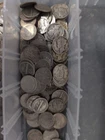 50 Silver MERCURY and Roosevelt Dimes, $5 Face Value MIXED DATES.  (MK)