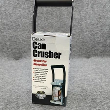 DELUXE EASY CAN CRUSHER Heavy Duty 12oz Manual Pull -Recycling- Soda Beer Cans