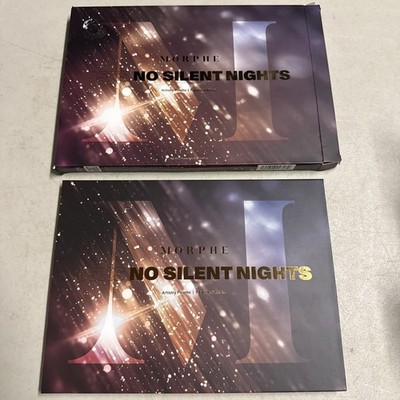 Morphe 35XS No Silent Nights Eyeshadow Palette Gold Pink Shimmer Matte