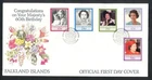 Falkland 1986, Queen Elisabeth, 60th Birthday, FDC