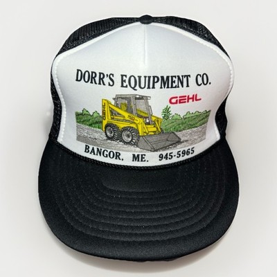 Vintage Trucker Hat Nissin Cap Dorr s Equipment Bangor Maine Never Worn