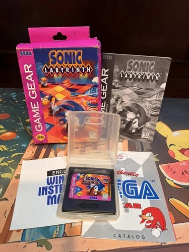 Sonic Labyrinth (Sega Game Gear SGG, 1995) COMPLETE CIB Tested