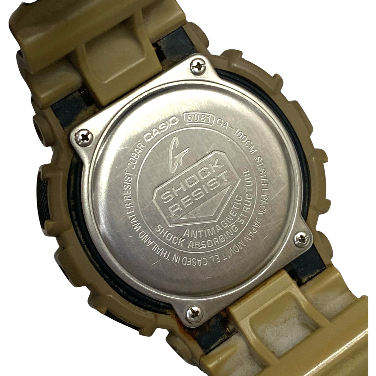 CASIO G SHOCK GA-100CM Military Camouflage Analog Digital Mens