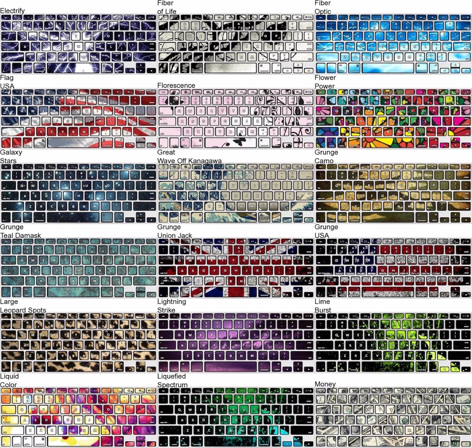 Any 1 Vinyl Decal/Skin for MacBook Pro/Air 13-17" Keyboard (Not 11") - Free Ship - Image 3 of 4