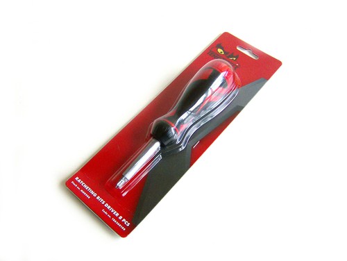 Teng Stubby Cricchetto Punta Driver L 172mm + 6 Bit 0.6cm & Adattatore Custodito - Foto 2 di 4