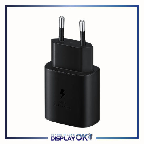 CARICABATTERIE ORIGINALE SAMSUNG TYPE C M32 M12 M53 M33 M23 M13 BIANCO NERO 25W - Foto 1 di 12