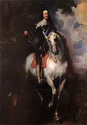 Anthony van Dyck photo A4 equestrian portrait of charles i king of england 164