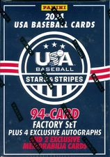 2024 Panini USA Baseball Stars & Stripes Factory Sealed Box Set 6 Autos/Jerseys!