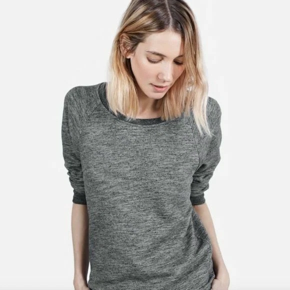 EVERLANE The Crew Sweatshirt Grey Size M | eBay