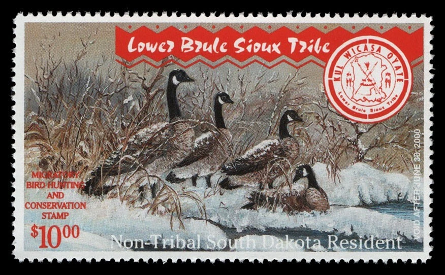 1999 Lower Brule Sioux Tribe - LB41-43 set of 3 waterfowl - Image 2 of 3